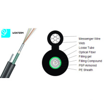 Gyxtc8s 2 ~ 24 Cores Cable de fibra óptica Tubo central Figura 8 Cable de auto-soporte